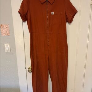 Lucy & Yak Rust Jumpsuit